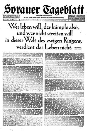 Sorauer Tageblatt vom 30.01.1943
