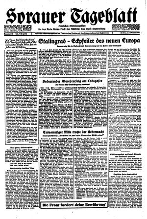 Sorauer Tageblatt vom 05.02.1943