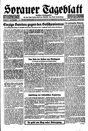 Sorauer Tageblatt vom 06.02.1943