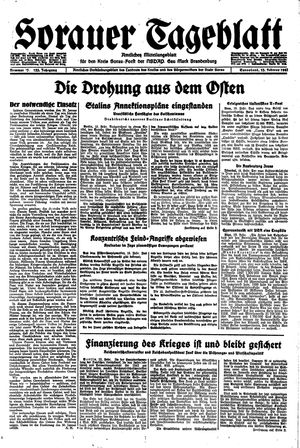 Sorauer Tageblatt vom 13.02.1943