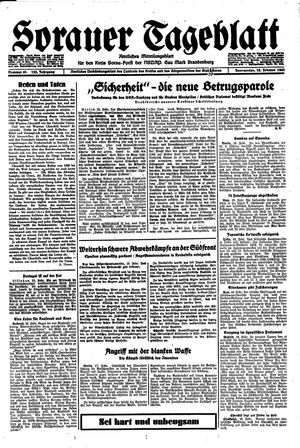 Sorauer Tageblatt vom 18.02.1943