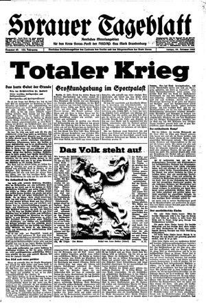 Sorauer Tageblatt vom 19.02.1943