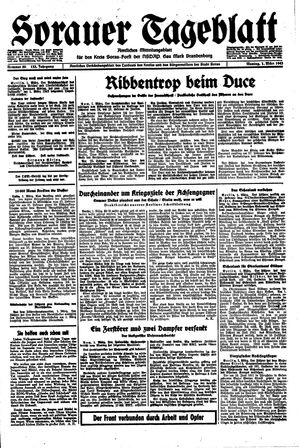 Sorauer Tageblatt vom 01.03.1943