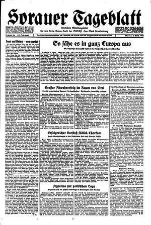 Sorauer Tageblatt vom 08.03.1943
