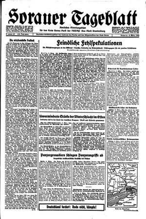 Sorauer Tageblatt vom 09.03.1943