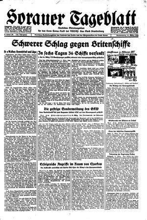 Sorauer Tageblatt vom 11.03.1943