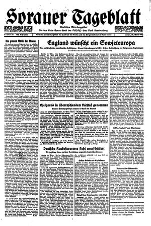 Sorauer Tageblatt vom 19.03.1943