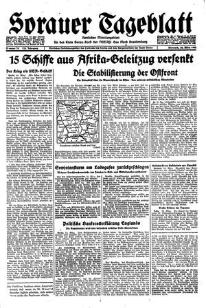 Sorauer Tageblatt vom 24.03.1943