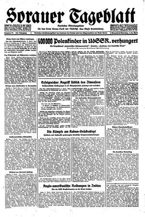 Sorauer Tageblatt vom 03.04.1943