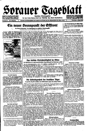 Sorauer Tageblatt vom 06.04.1943