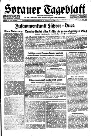 Sorauer Tageblatt vom 12.04.1943