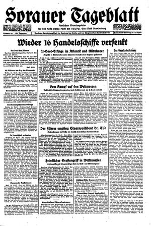 Sorauer Tageblatt vom 24.04.1943