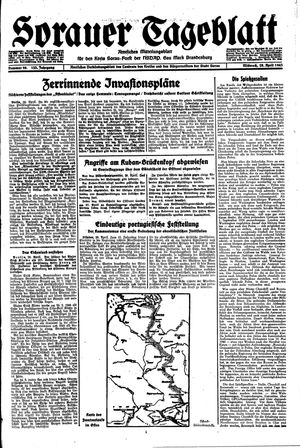 Sorauer Tageblatt vom 28.04.1943