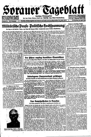 Sorauer Tageblatt vom 29.04.1943