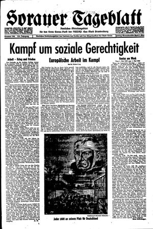Sorauer Tageblatt vom 30.04.1943