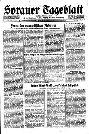 Sorauer Tageblatt vom 04.05.1943
