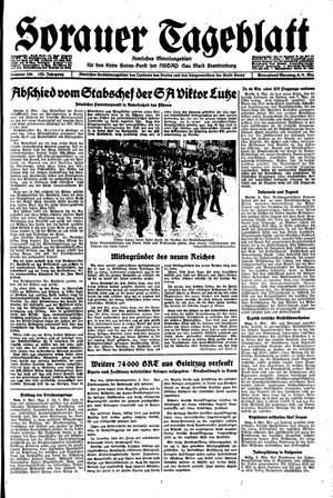 Sorauer Tageblatt vom 08.05.1943