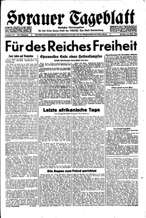Sorauer Tageblatt vom 14.05.1943