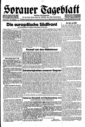 Sorauer Tageblatt vom 15.05.1943
