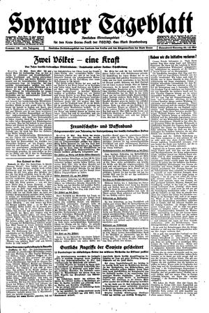 Sorauer Tageblatt vom 22.05.1943