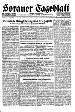 Sorauer Tageblatt vom 31.05.1943