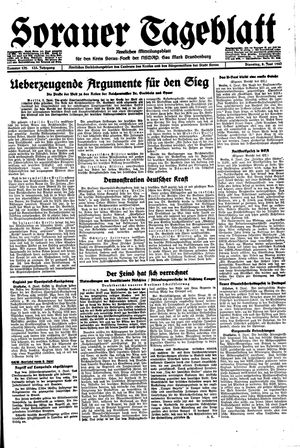 Sorauer Tageblatt vom 08.06.1943
