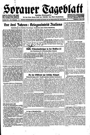 Sorauer Tageblatt vom 09.06.1943