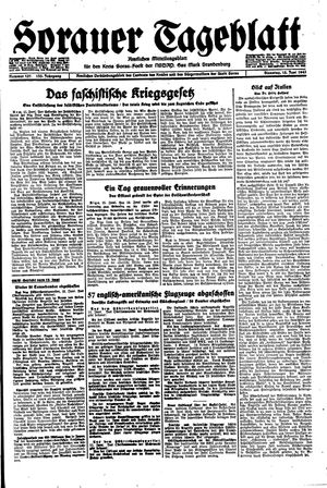 Sorauer Tageblatt vom 15.06.1943