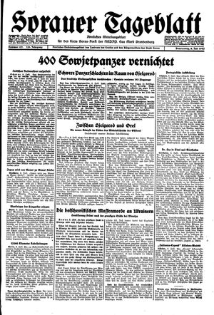 Sorauer Tageblatt vom 08.07.1943