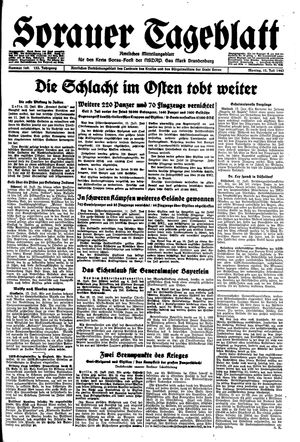 Sorauer Tageblatt vom 12.07.1943