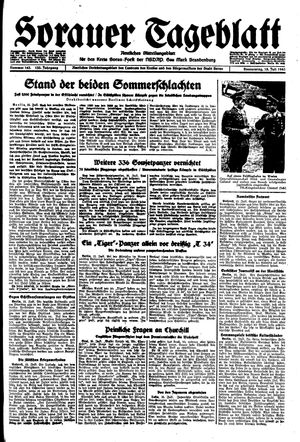 Sorauer Tageblatt vom 15.07.1943