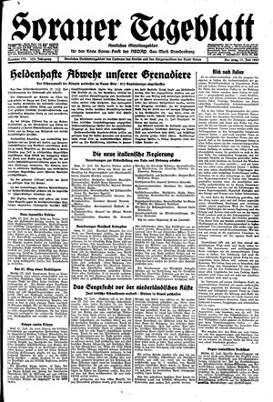 Sorauer Tageblatt vom 27.07.1943