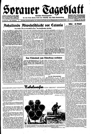 Sorauer Tageblatt vom 30.07.1943