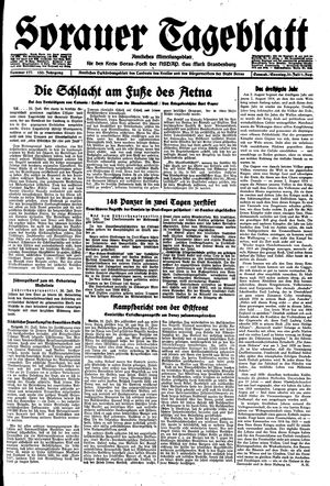 Sorauer Tageblatt vom 31.07.1943