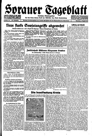Sorauer Tageblatt on Aug 3, 1943