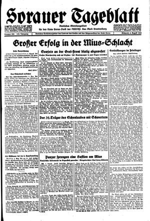 Sorauer Tageblatt vom 04.08.1943