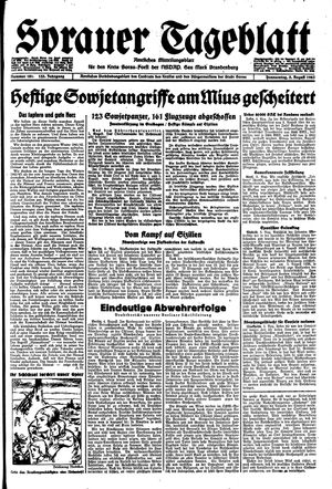 Sorauer Tageblatt vom 05.08.1943