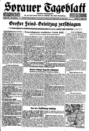 Sorauer Tageblatt vom 16.08.1943