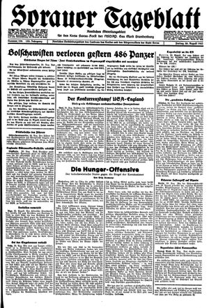 Sorauer Tageblatt vom 20.08.1943