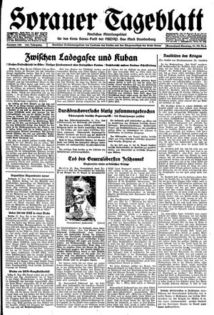 Sorauer Tageblatt vom 21.08.1943