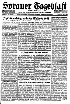 Sorauer Tageblatt vom 24.08.1943