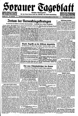 Sorauer Tageblatt vom 26.08.1943