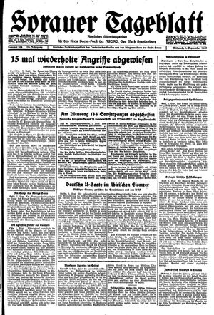 Sorauer Tageblatt vom 01.09.1943