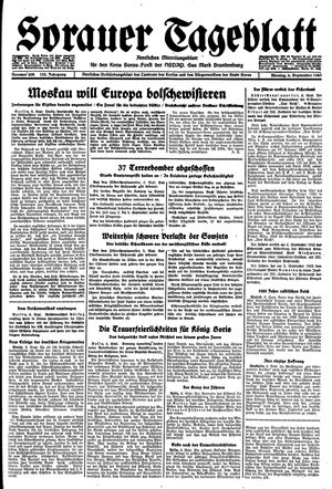 Sorauer Tageblatt vom 06.09.1943