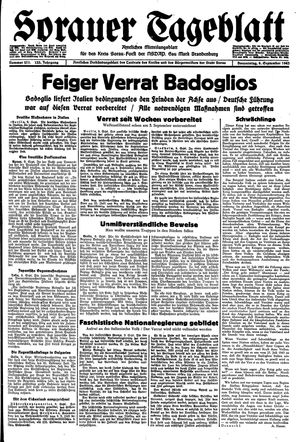 Sorauer Tageblatt vom 09.09.1943