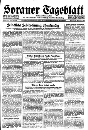 Sorauer Tageblatt vom 14.09.1943