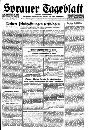 Sorauer Tageblatt on Sep 16, 1943