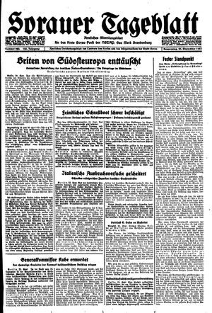 Sorauer Tageblatt vom 23.09.1943