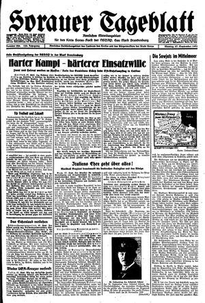 Sorauer Tageblatt vom 27.09.1943
