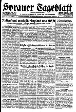 Sorauer Tageblatt vom 08.10.1943